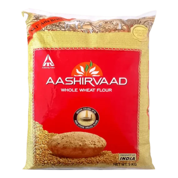 Aashirvaad - 5kg Chakki Atta (Whole Wheat Flour) - Image 2