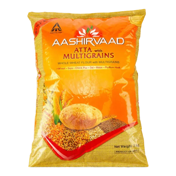 Aashirvaad - 5kg Multigrain Atta (Whole Wheat Flour)