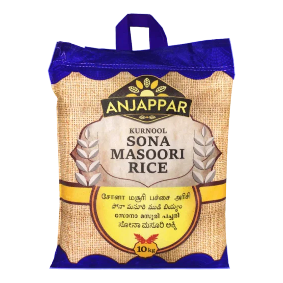 Anjappar - 10kg Kurnool Sona Masoori Rice