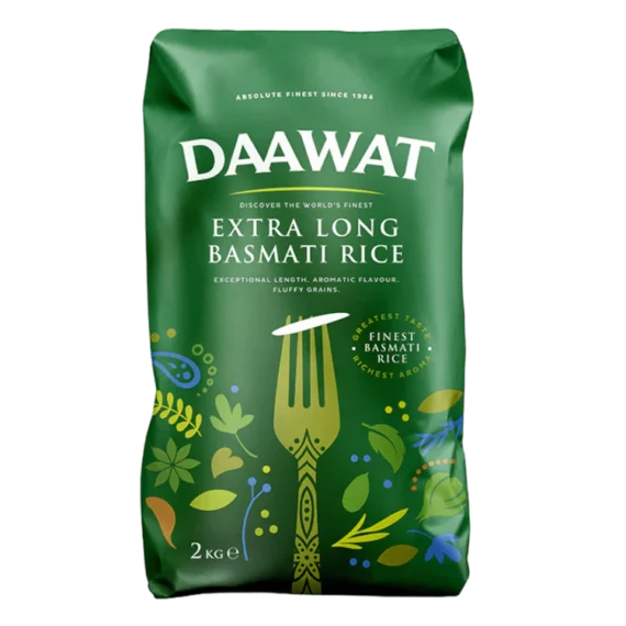 Daawat - 2Kg Basmati Rice Extra Long