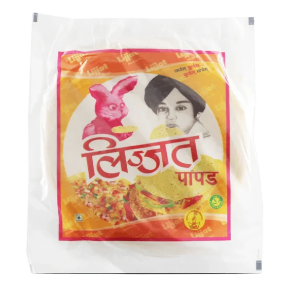 Lijjat - 200g Black Pepper Papad