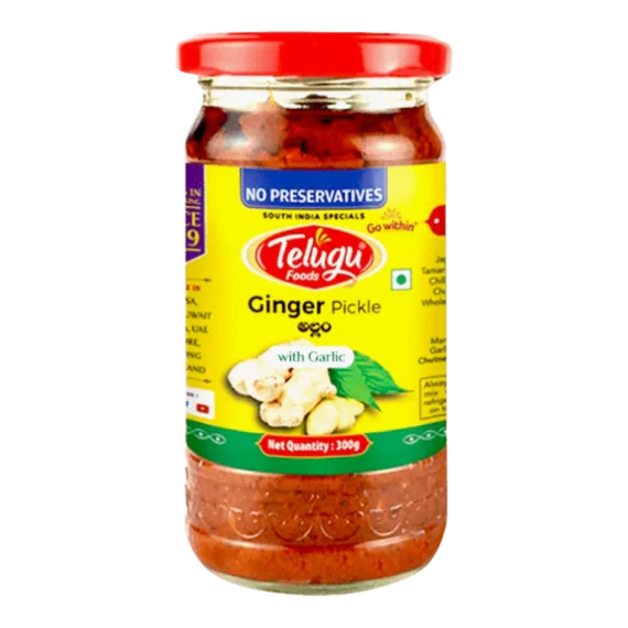 Telugu - 300g Ginger Pickle with Garlic