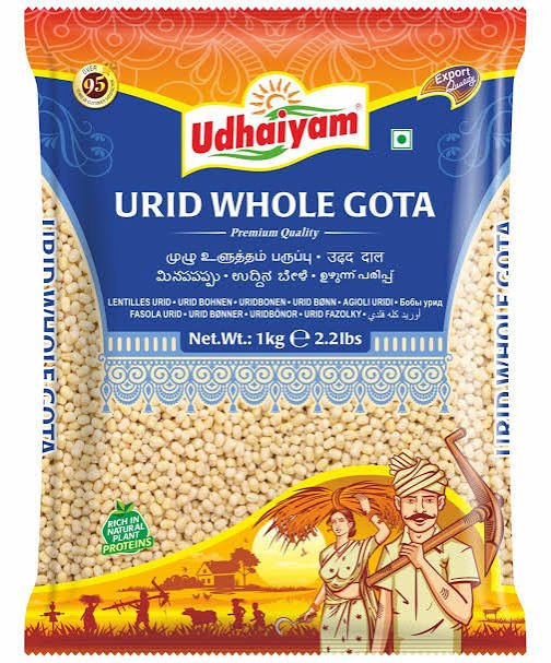 Udhaiyam Urid Whole Gota 1kg